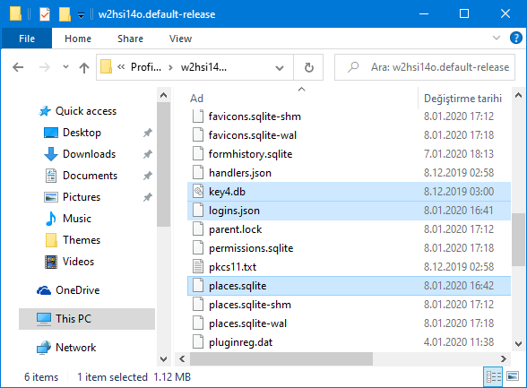 firefox folders